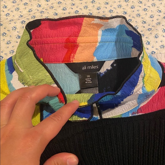 New Lauren Ralph Lauren Sweater Party Holiday Black Size 2X Read Description - Picture 16 of 16